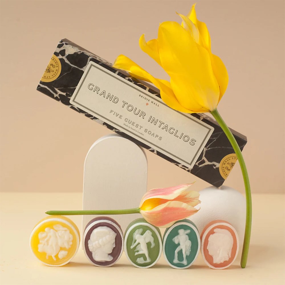 Grand Tour Collection of Intaglio Soaps - French Grand Antique Marble
