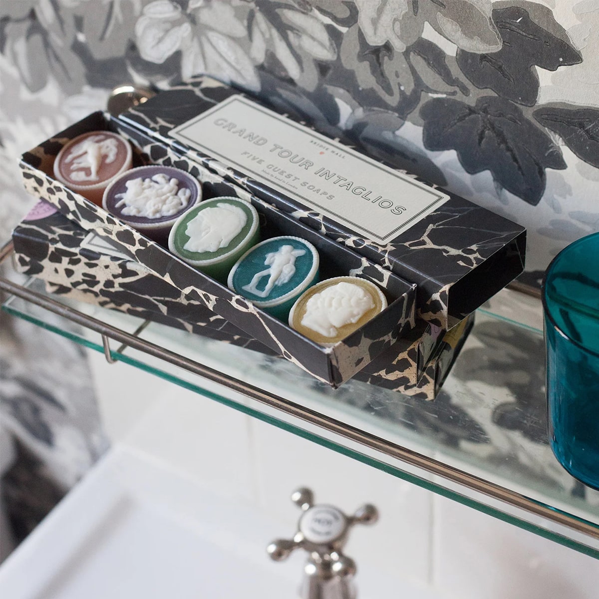 Grand Tour Collection of Intaglio Soaps - French Grand Antique Marble