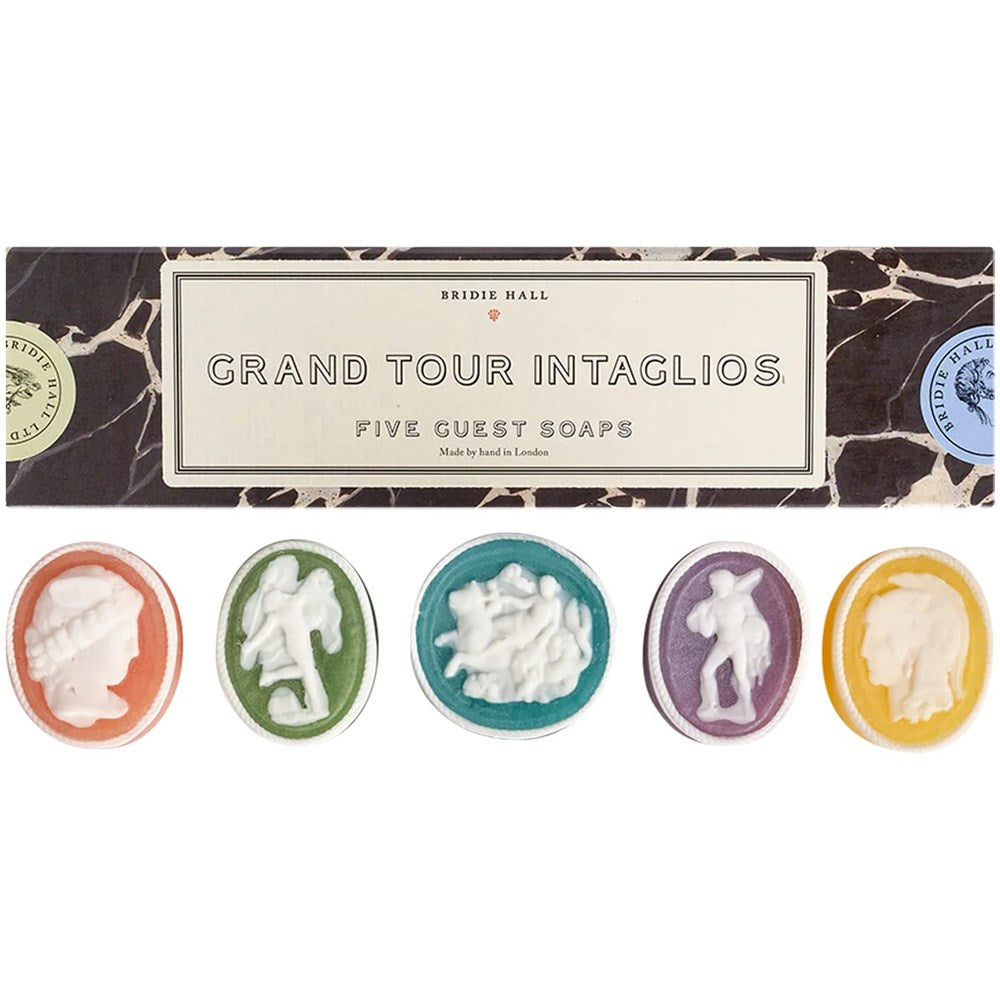 Grand Tour Collection of Intaglio Soaps - French Grand Antique Marble