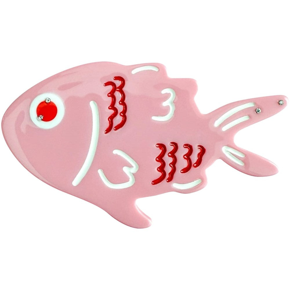 Pink Fish Hair Clip