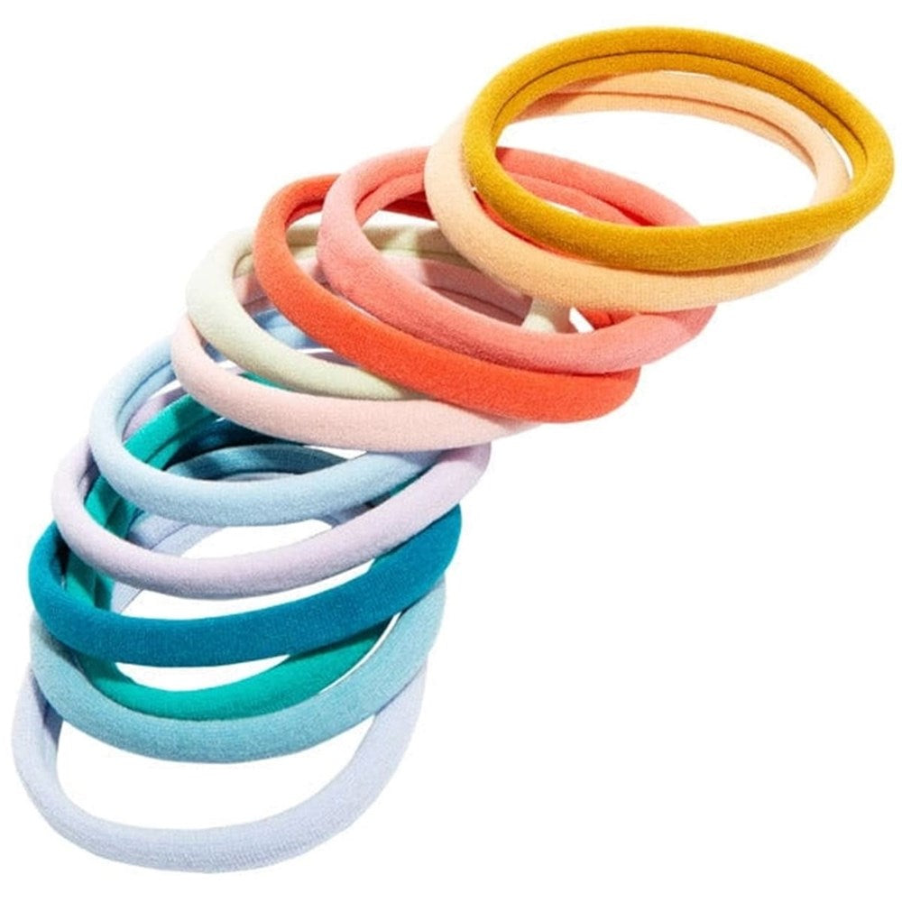 Yoga Ponytail Holders Set - Multi Color