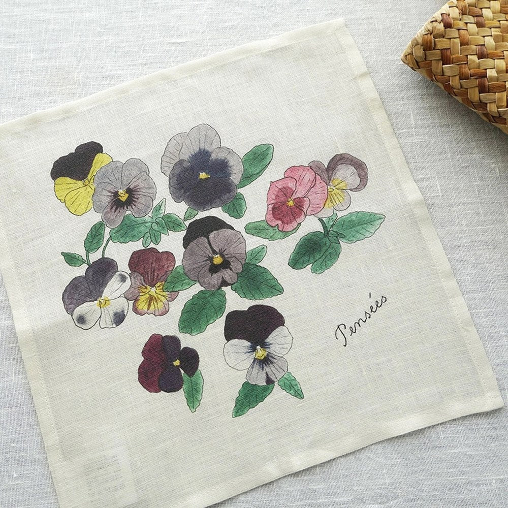 Hanky Isabelle B. No. 9 Pansy
