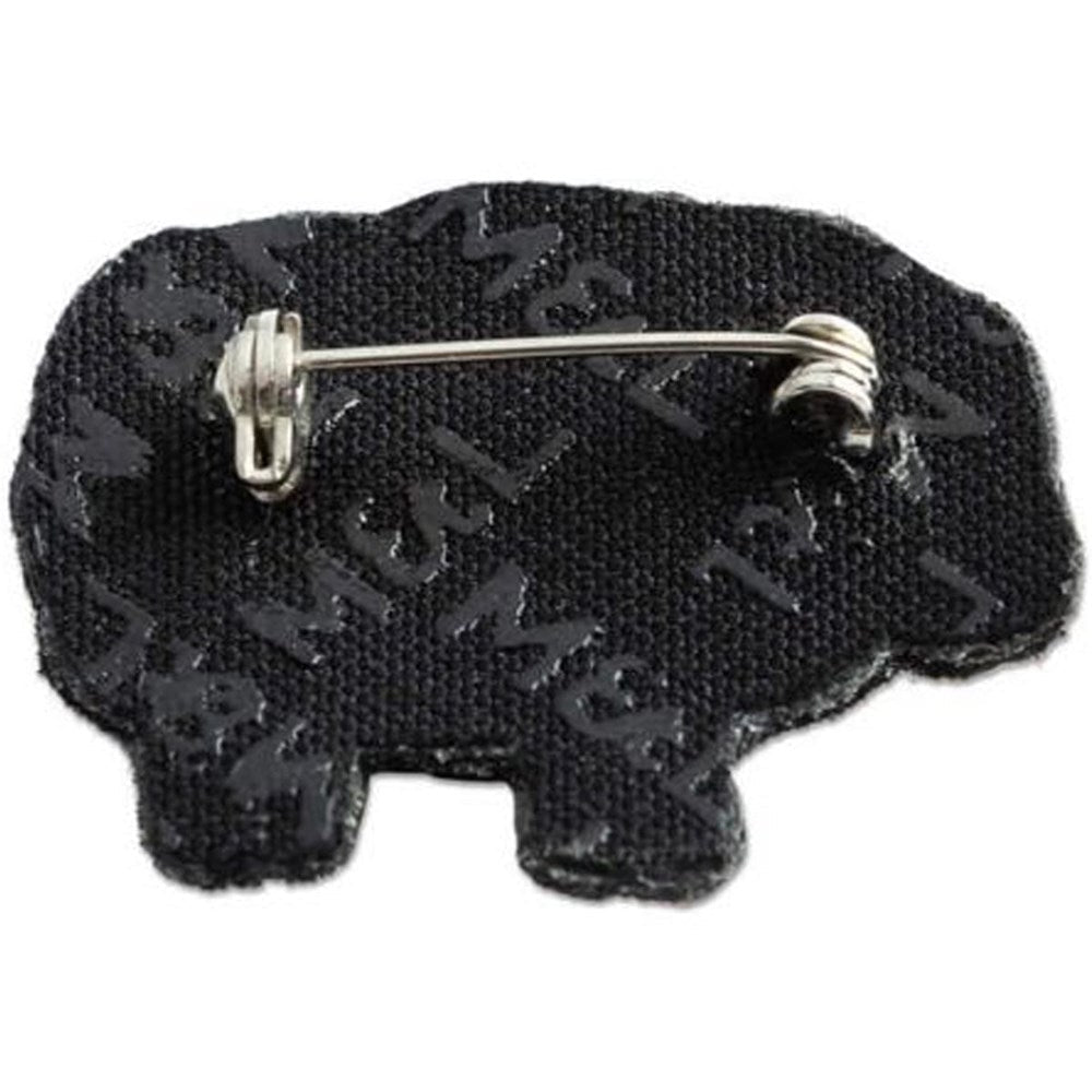 Hand Embroidered Sheep Pin