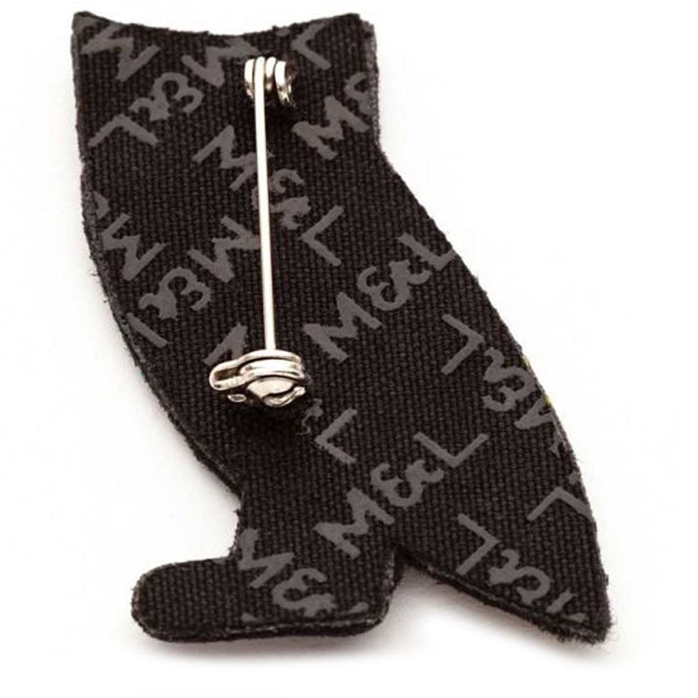 Hand Embroidered Horus’ Head Pin