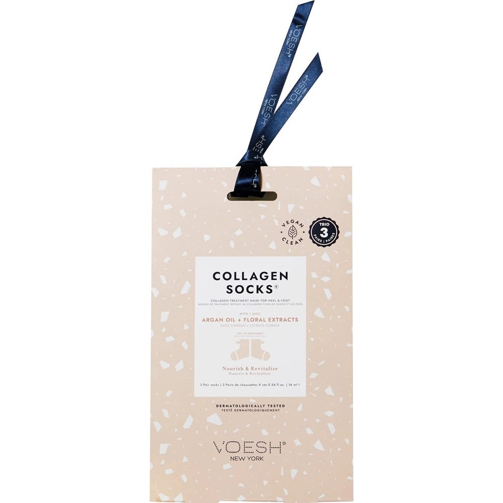 Collagen Socks Trio - Argan Oil & Floral Extracts