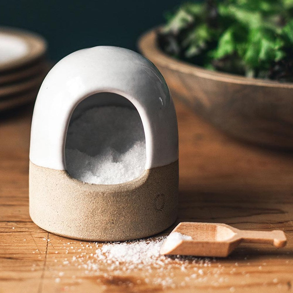 Beehive Salt Cellar & Spoon