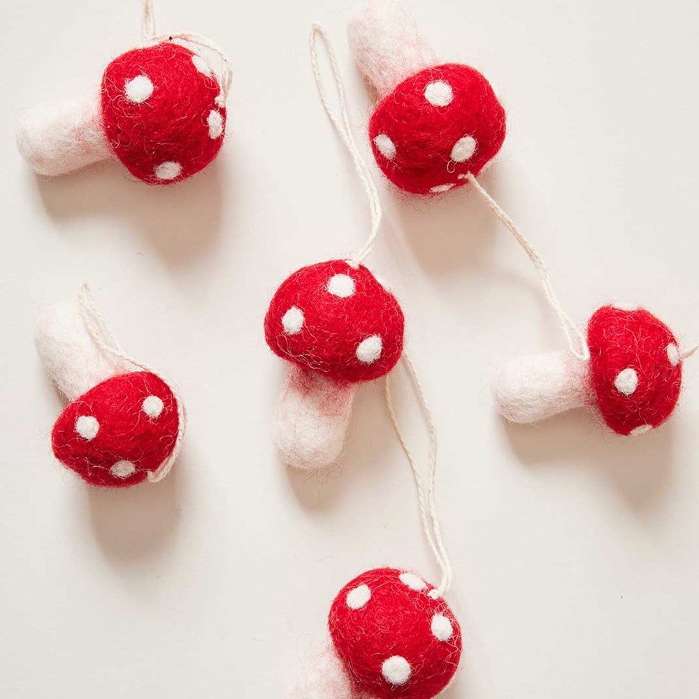 Nordic Felted Mushroom